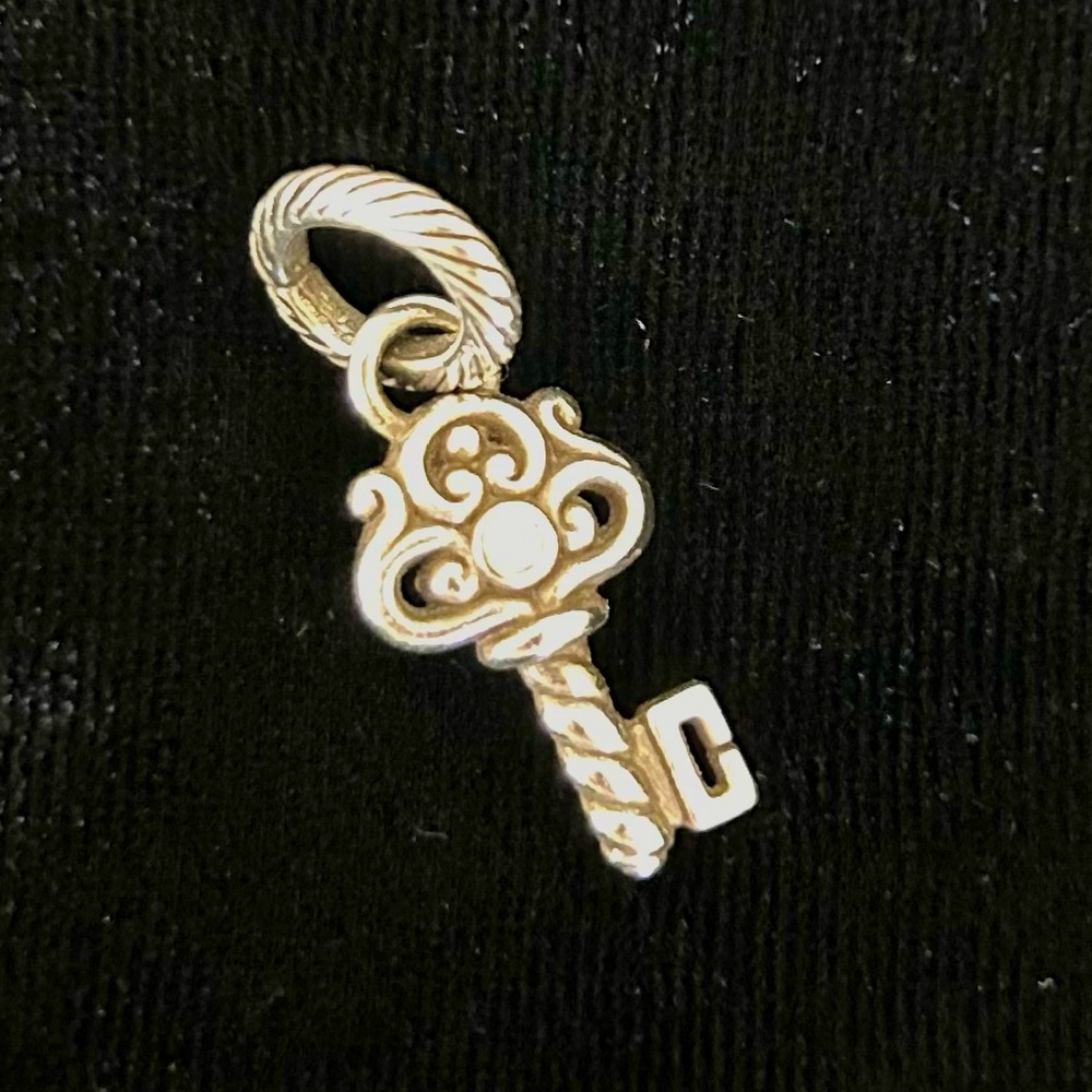 Brighton Magic Key Crystal Key Charm